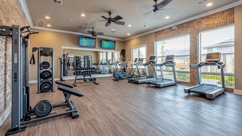 高清大图下载【趣麦麦图】高端公寓健身房