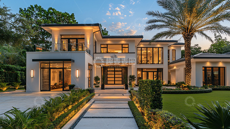 高清大图下载【趣麦麦图】现代风格豪宅