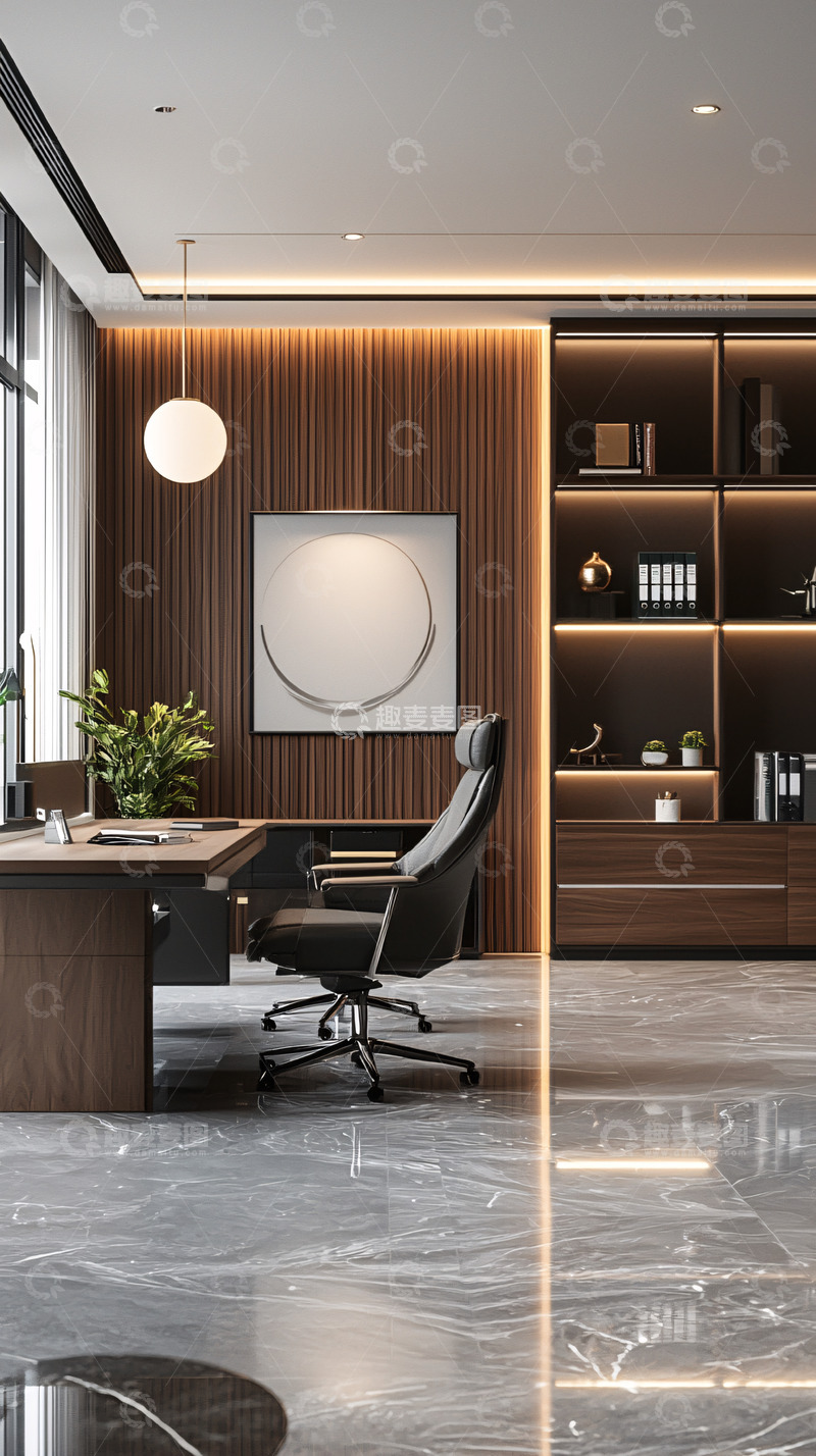 高清大图下载【趣麦麦图】现代简约高级商务办公空间