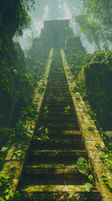 丛林深处古老金字塔