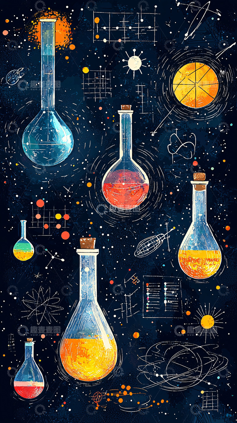 高清大图下载【趣麦麦图】宇宙星空烧杯