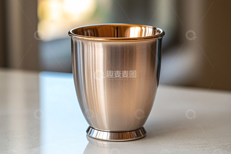 高清大图下载【趣麦麦图】金属质感水杯特写