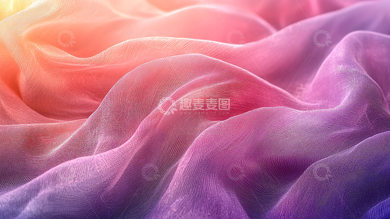 高清大图下载【趣麦麦图】粉紫色渐变丝绸纹理
