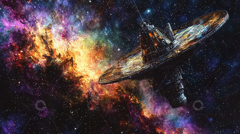 高清大图下载【趣麦麦图】宇宙飞船