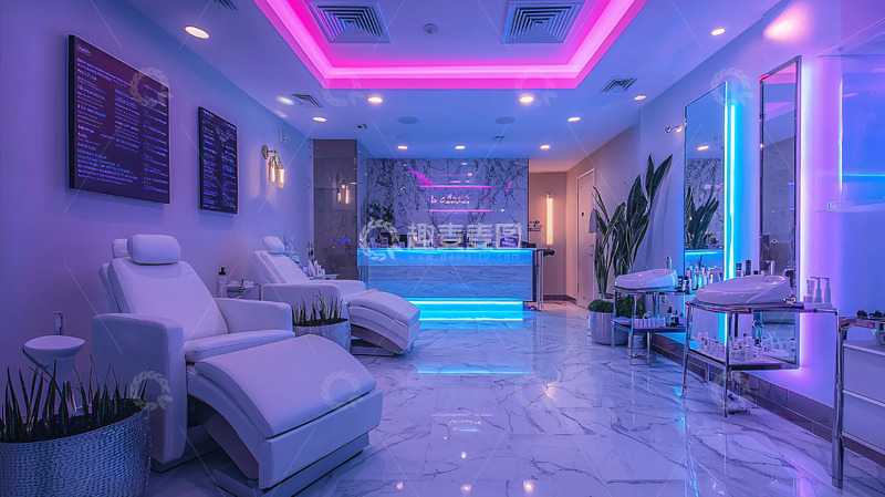 高清大图下载【趣麦麦图】高级美容院室内设计