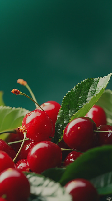 红樱桃特写