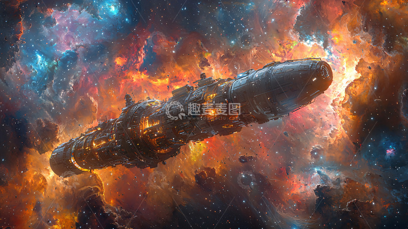 高清大图下载【趣麦麦图】宇宙飞船