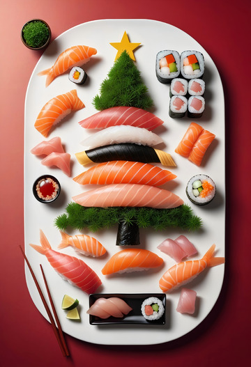 日式寿司创意图