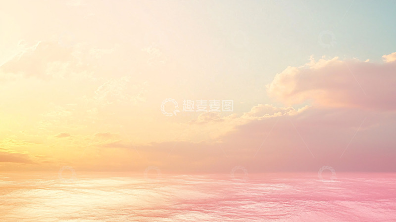 高清大图下载【趣麦麦图】粉色天空