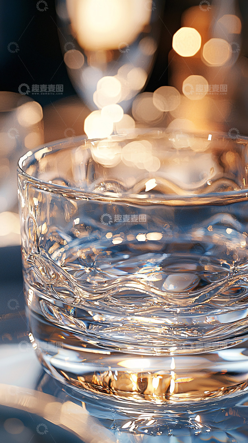 高清大图下载【趣麦麦图】水晶玻璃杯