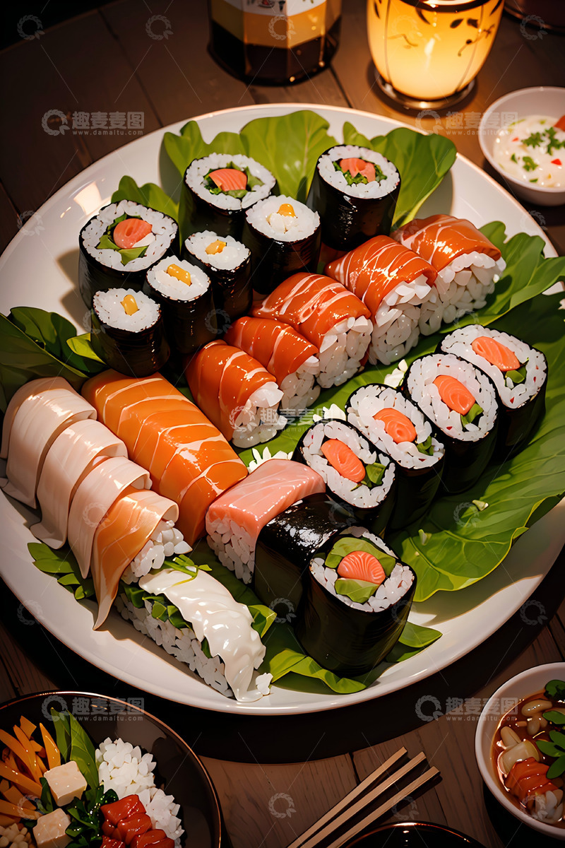 高清大图下载【趣麦麦图】日式寿司创意图10