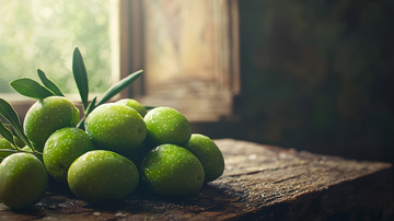 橄榄树上的青橄榄