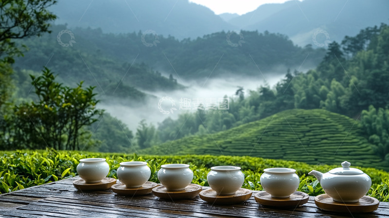 高清大图下载【趣麦麦图】茶园风光