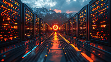 未来科技感数据中心