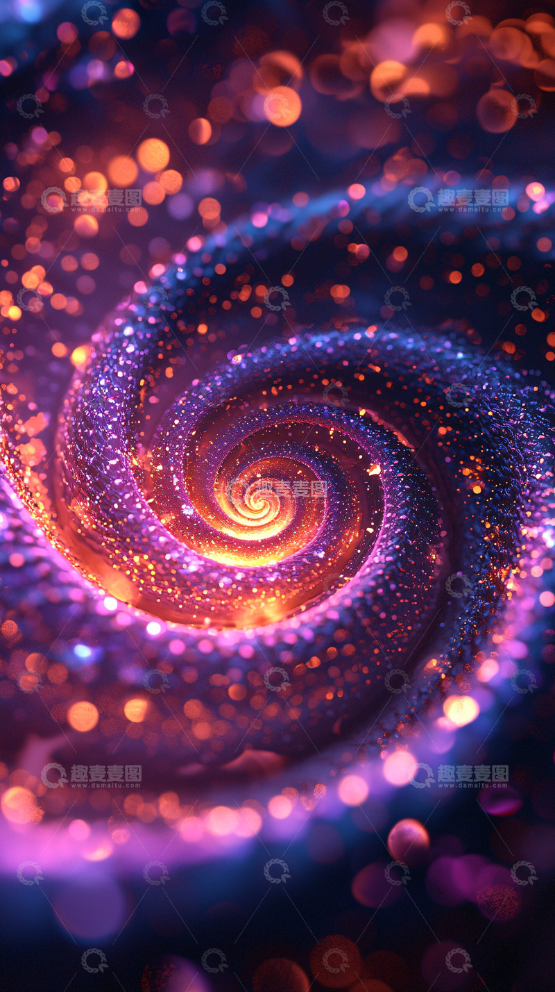 高清大图下载【趣麦麦图】梦幻螺旋