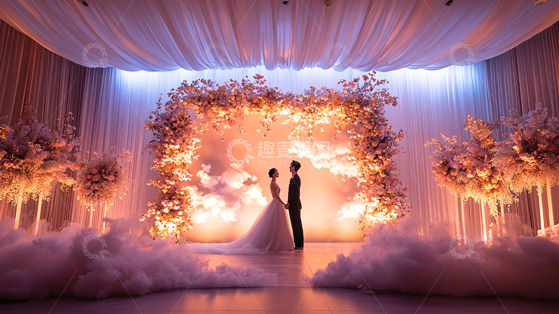 高清大图下载【趣麦麦图】浪漫婚礼场景