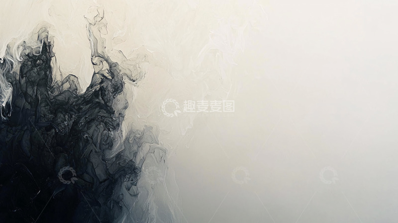 高清大图下载【趣麦麦图】抽象水墨画