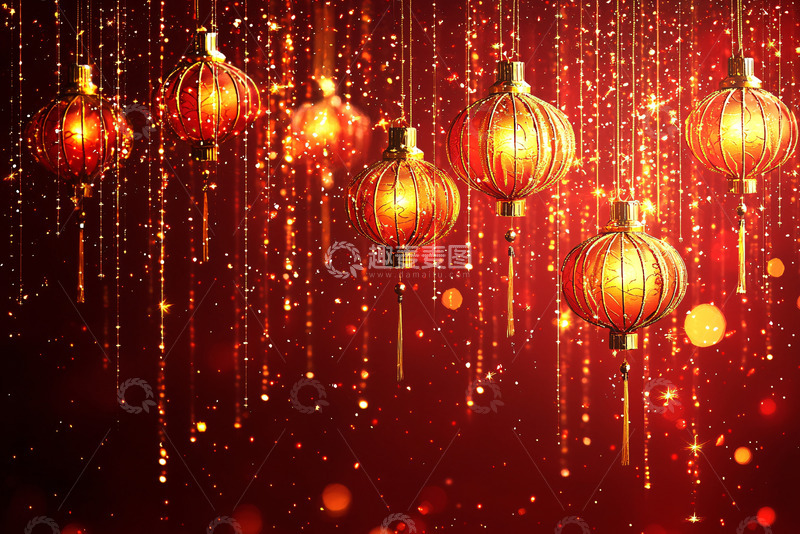 高清大图下载【趣麦麦图】节日灯笼
