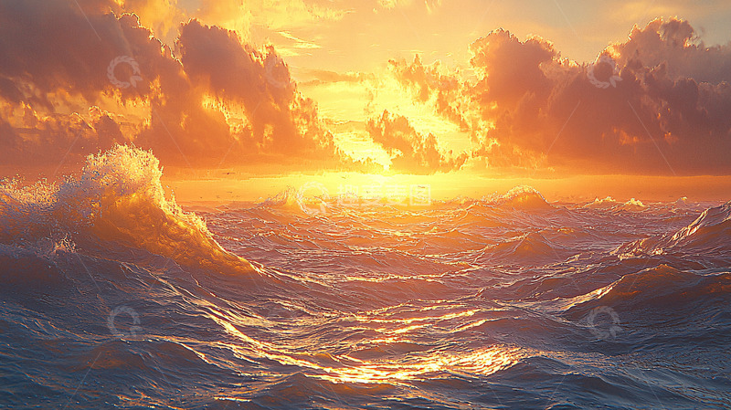 高清大图下载【趣麦麦图】日出海景