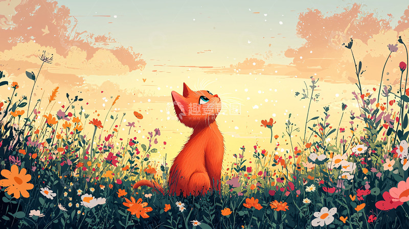 高清大图下载【趣麦麦图】橘猫
