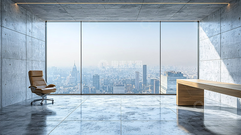 高清大图下载【趣麦麦图】现代化高层办公室