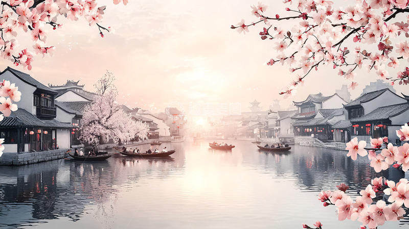 高清大图下载【趣麦麦图】水墨江南