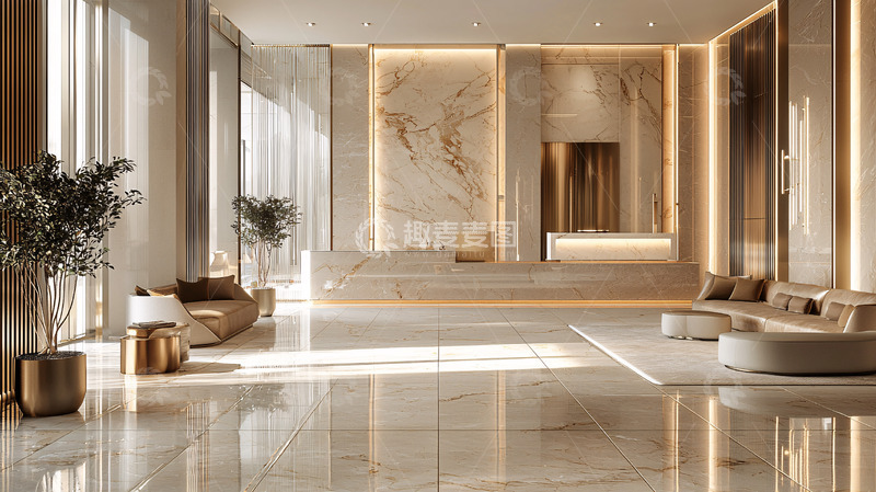 高清大图下载【趣麦麦图】高端酒店大堂设计