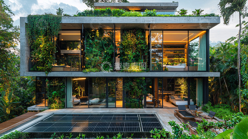 高清大图下载【趣麦麦图】现代绿色建筑
