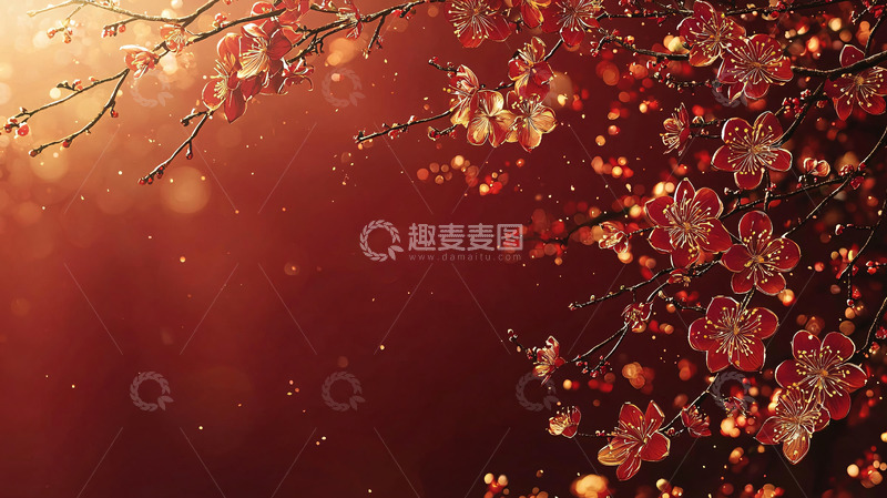 高清大图下载【趣麦麦图】红梅