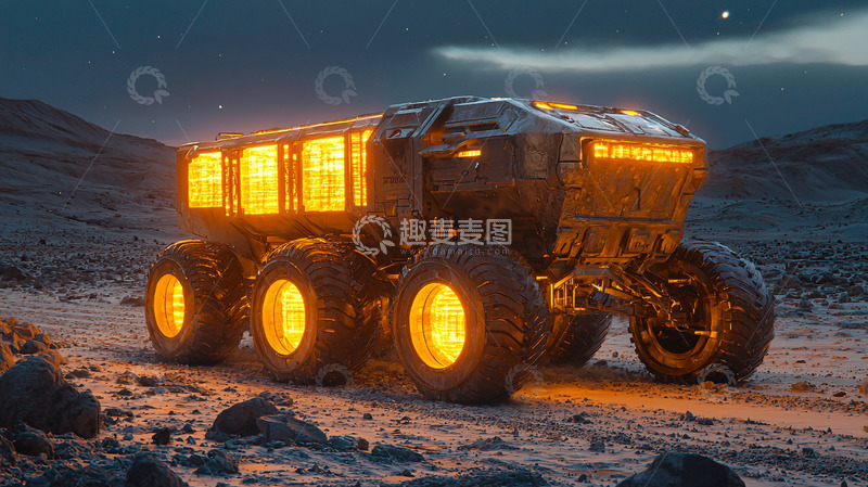 高清大图下载【趣麦麦图】火星探测车