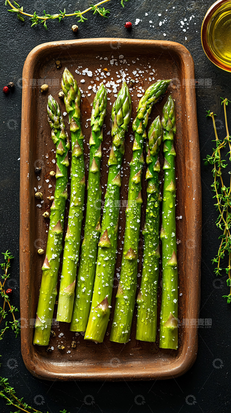 高清大图下载【趣麦麦图】烤芦笋