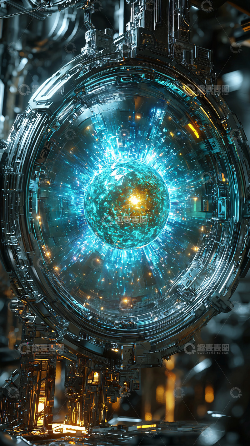 高清大图下载【趣麦麦图】未来科技感能量球