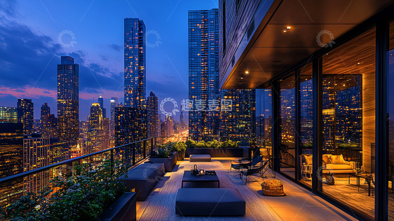 高清大图下载【趣麦麦图】纽约夜景