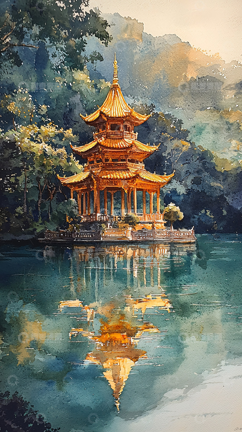 高清大图下载【趣麦麦图】水墨画