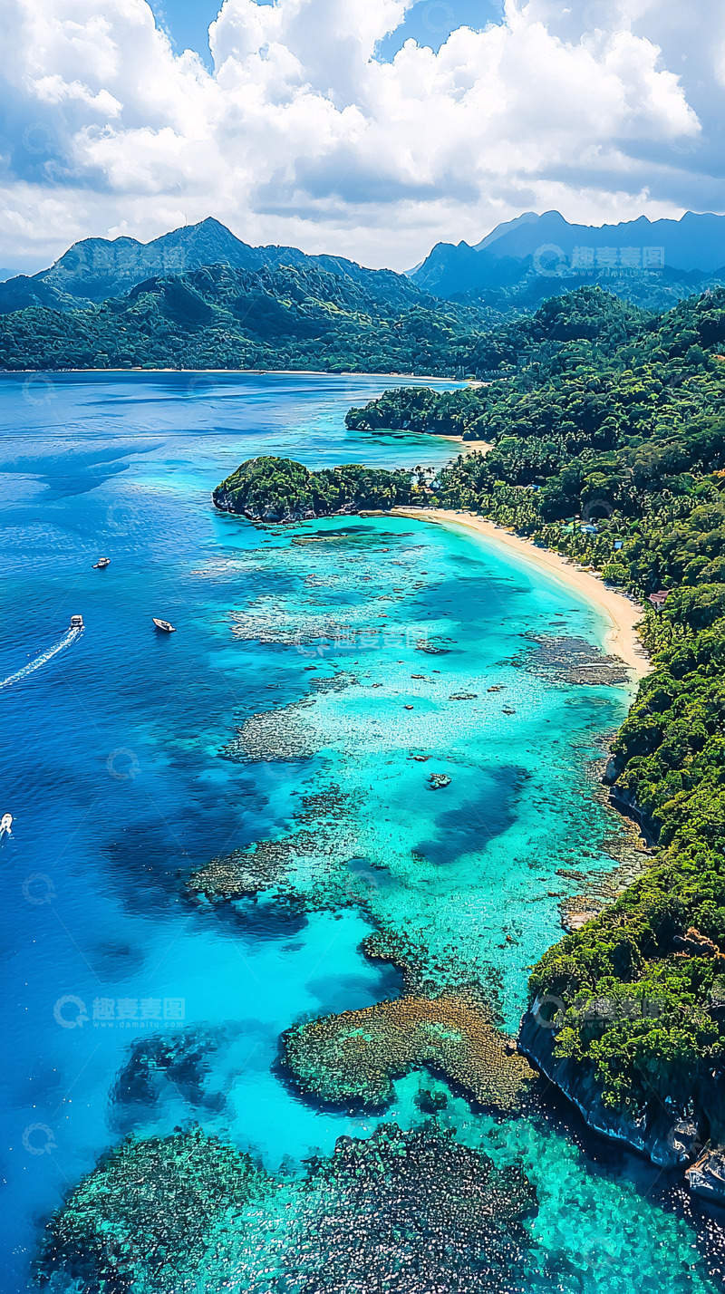 高清大图下载【趣麦麦图】热带海岛天堂美景