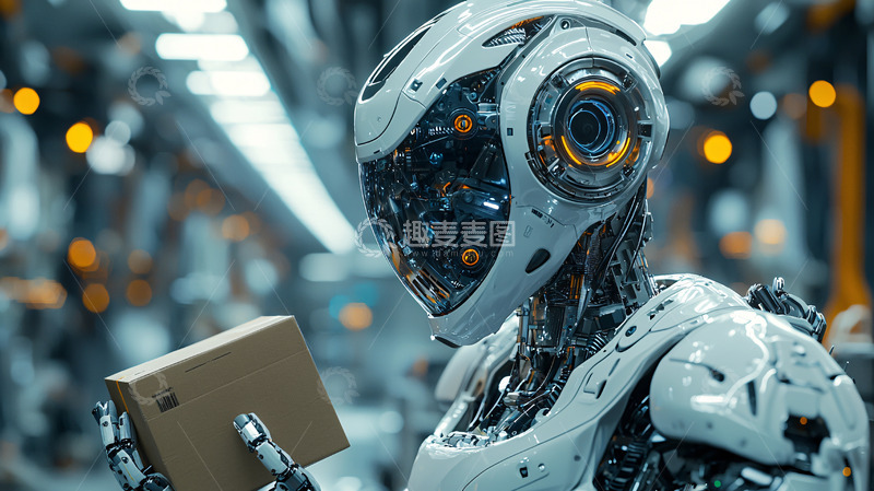 高清大图下载【趣麦麦图】未来机器人