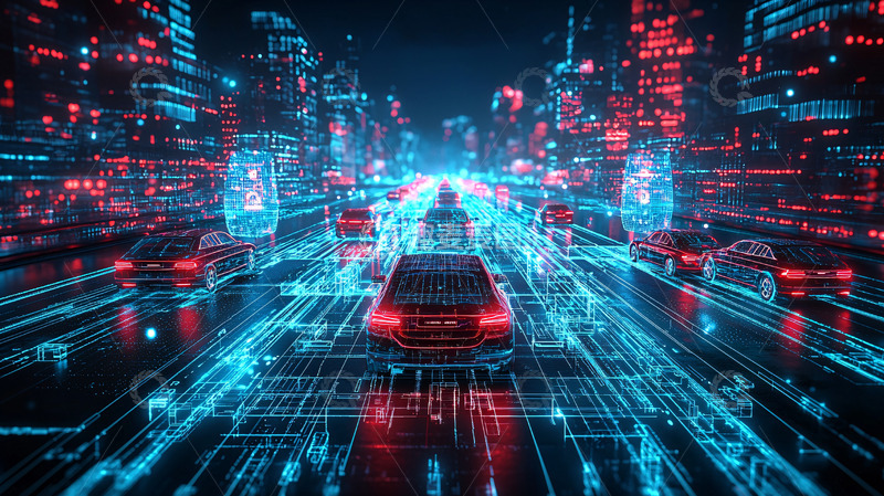 高清大图下载【趣麦麦图】未来城市交通