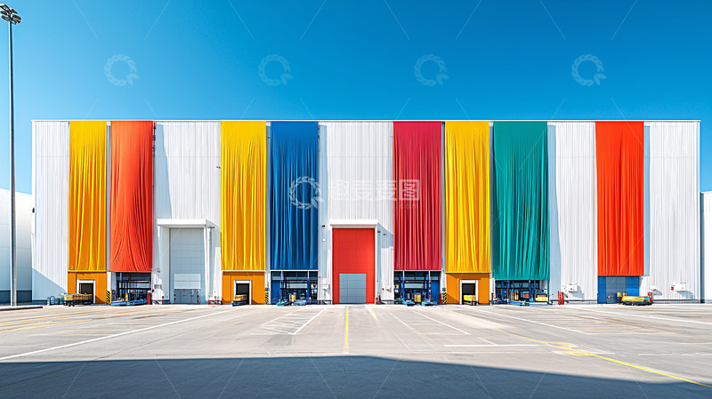 高清大图下载【趣麦麦图】彩色货运门