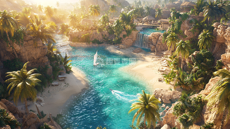 高清大图下载【趣麦麦图】阳光沙滩海岛风景