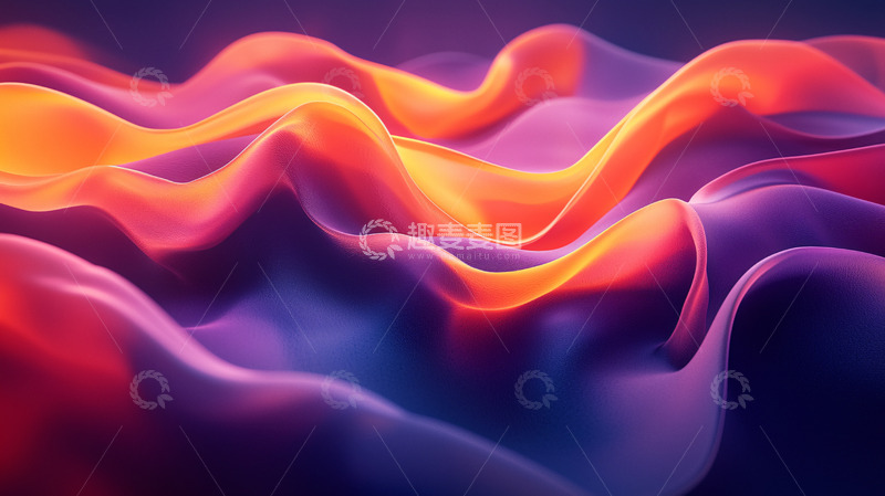 高清大图下载【趣麦麦图】抽象波浪纹理背景