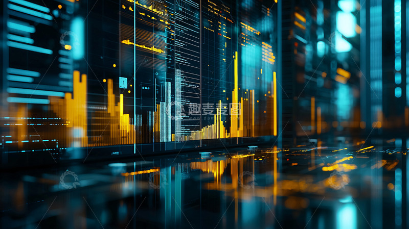 高清大图下载【趣麦麦图】科技数据可视化