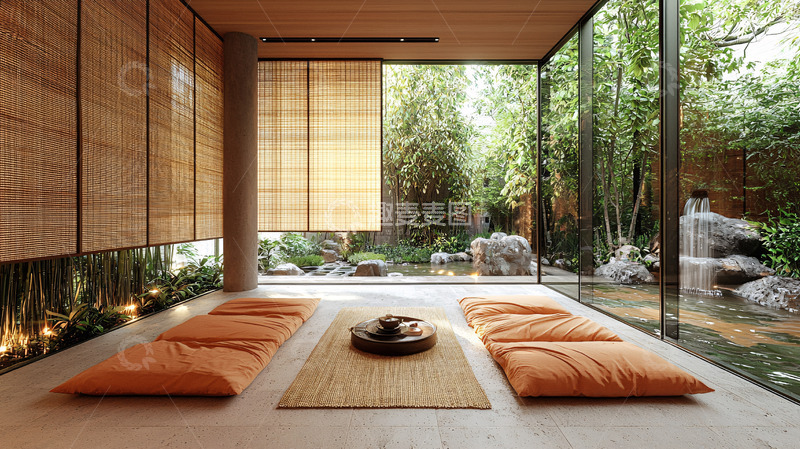 高清大图下载【趣麦麦图】禅意日式空间