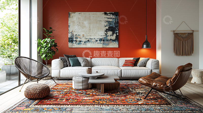 高清大图下载【趣麦麦图】现代简约客厅装修