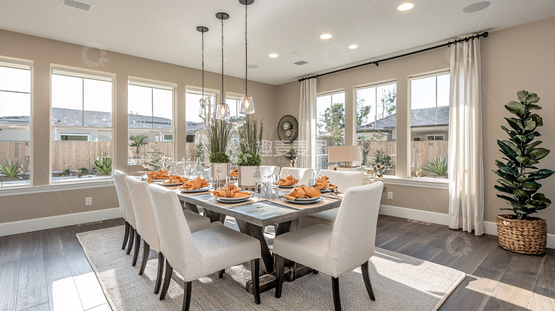 高清大图下载【趣麦麦图】现代简约餐厅