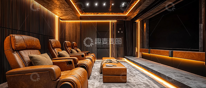 高清大图下载【趣麦麦图】高端家庭影院