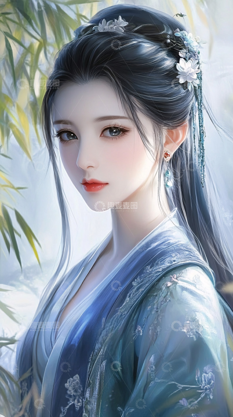 高清大图下载【趣麦麦图】古风美女