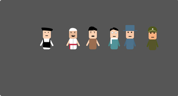 多个图标小人设计