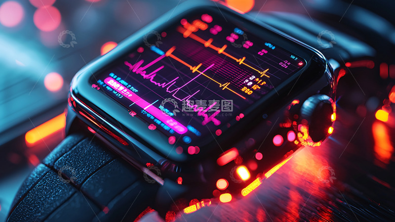高清大图下载【趣麦麦图】未来科技智能手表