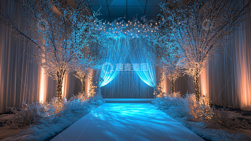高清大图下载【趣麦麦图】冰雪主题婚礼场景