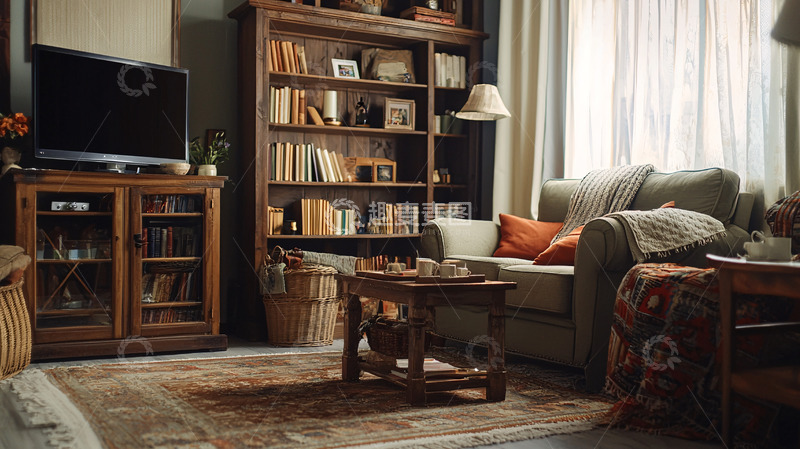 高清大图下载【趣麦麦图】温馨舒适的客厅家居环境